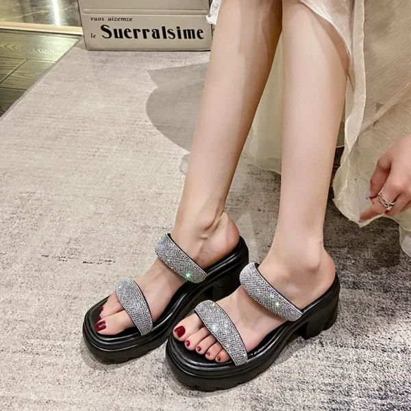 Summer 2024 High Quality Platform Casual Slippers for Women Women Shoes 5