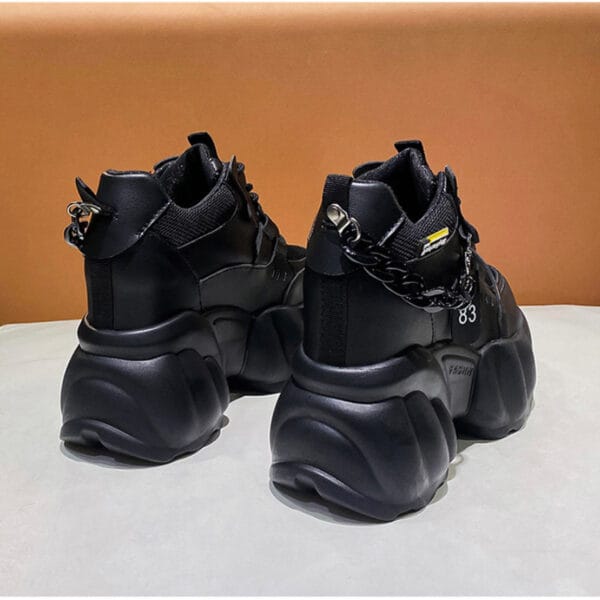 Platform Shoes Chains Women's Sneakers Heightened Breathable Casual punk Designer Shoes 8