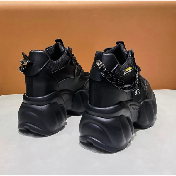 Platform Shoes Chains Women's Sneakers Heightened Breathable Casual punk Designer Shoes 6